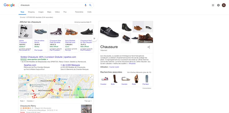 Résultats de recherche chaussure ordinateur